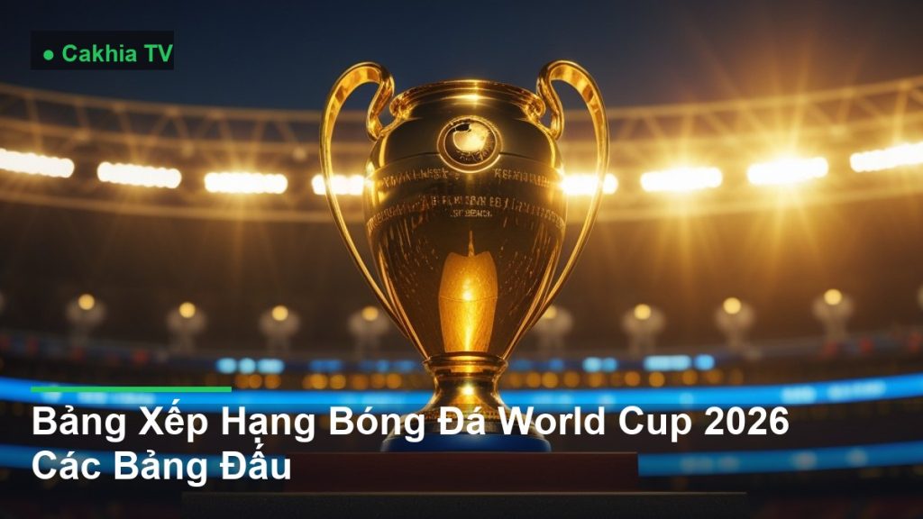 cúp vô địch bóng đá được nâng cao - Bảng Xếp Hạng Bóng Đá World Cup 2026 Các Bảng Đấu