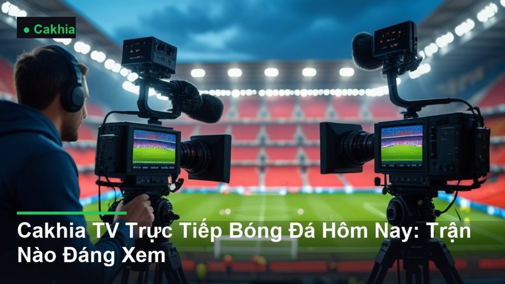 hệ thống camera truyền hình trực tiếp trận đấu - Cakhia TV Trực Tiếp Bóng Đá Hôm Nay: Trận Nào Đáng Xem